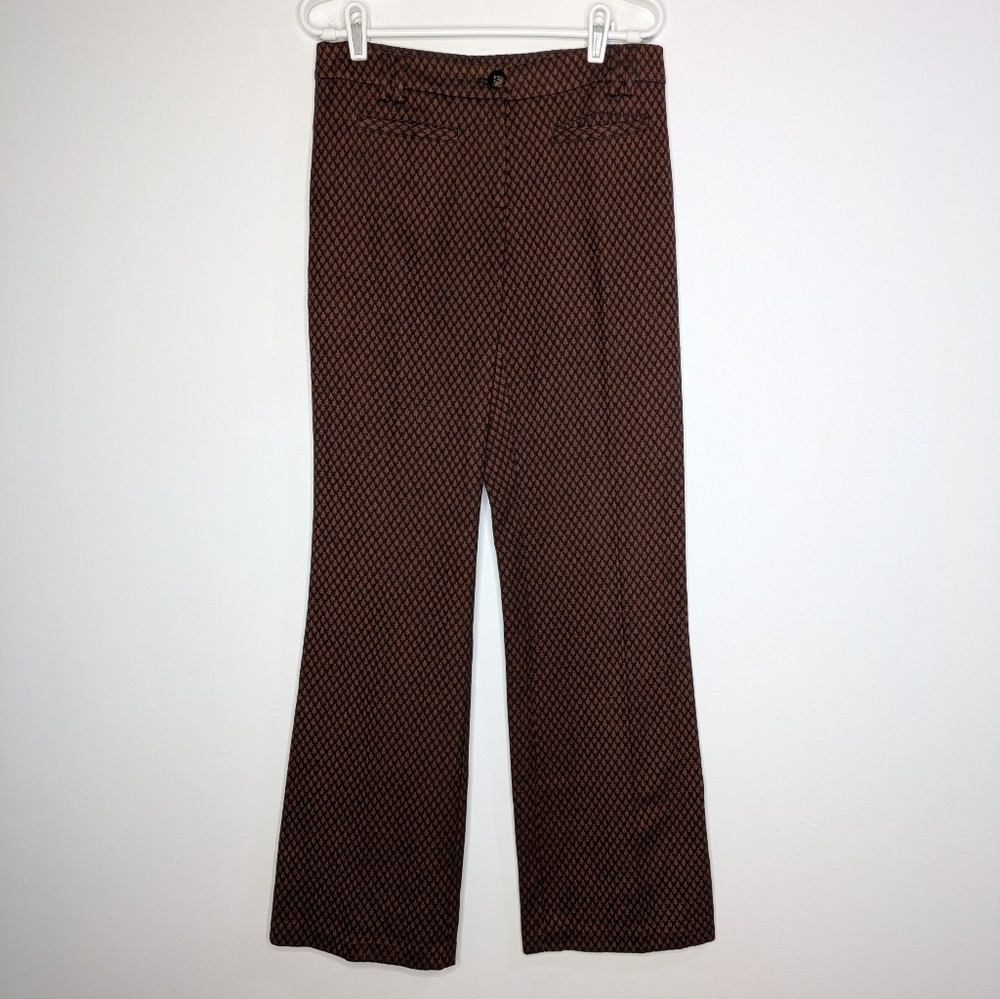 Anthro Leifsdottir Brown Black Professional Career Pant 6